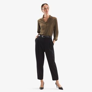 NEW MM LaFleur The Costello Pant—Light Twill Black Dress Pant Women’s Size 14